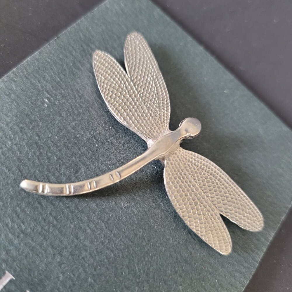 Lovell Designs Dragonfly Pin Pewter Silver